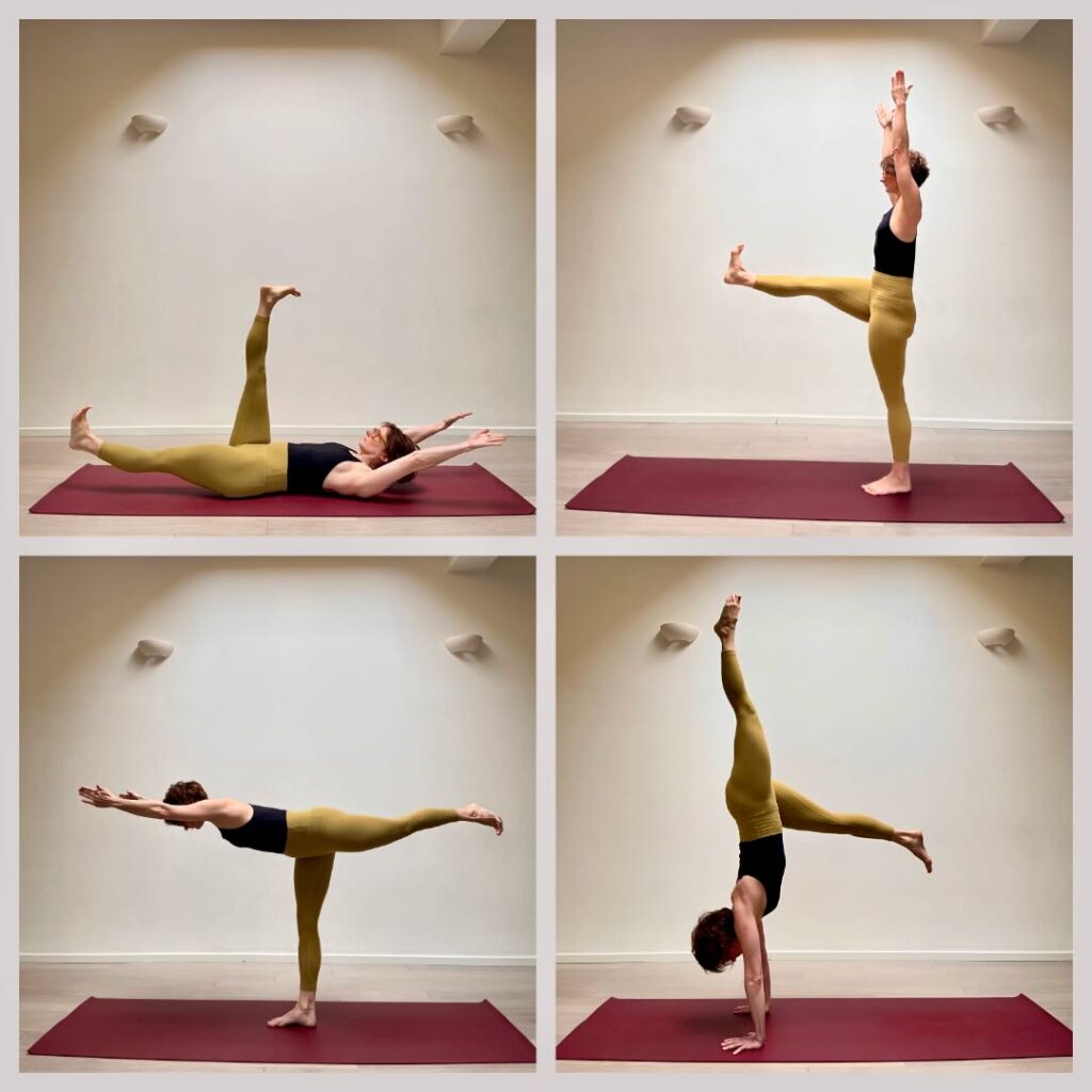 Vobereitungen für den Handstand mit Helen Schoene